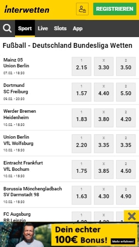Interwetten Bundesliga Interwetten Bundesliga