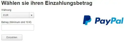 Wettanbieter Paypal einzahlung