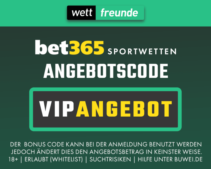 Bet365 Wett-Credits mit Bonus Code aktivieren