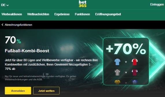 bet365 wett boost