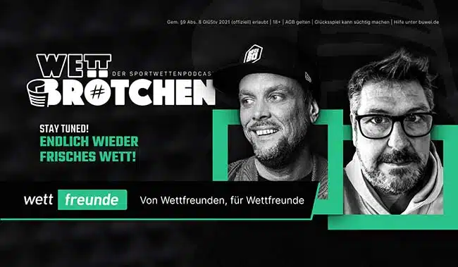 Wettfreunde Podcast Wettbrötchen Grafik